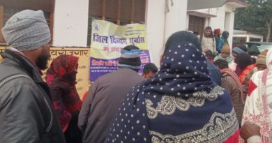 जसपुर में दिव्यांगजनों और वृद्धजनों के लिए शिविर का आयोजन