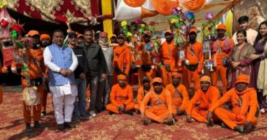 महाशिवरात्रि के पावन पर्व पर कांवड़ियों का स्वागत, श्री गोलोक धाम सेवा समिति ने किया भव्य आयोजन