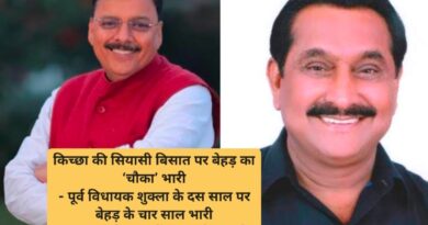 किच्छा की सियासी बिसात पर बेहड़ का ‘चौका’ भारी – पूर्व विधायक शुक्ला के दस साल पर बेहड़ के चार साल भारी – 2027 की डगर में शुक्ला के सामने बड़ी चुनौती