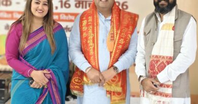 वेद मंदिर की स्थापना से युवा पीढ़ी को मिलेगा संस्कृति और सभ्यता का ज्ञानः विकास शर्मा  – मंदिर के लोकार्पण अवसर पर महापौर ने की मंदिर के गुंबद और सड़क निर्माण की घोषणा