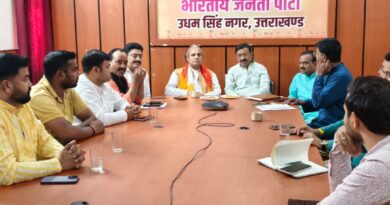 भाजपा जिला कार्यालय रुद्रपुर में संगठनात्मक बैठक, विनय रुहेला बोले – अब समय आ गया है चुनाव का, कार्यकर्ता हों सक्रिय