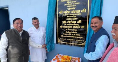 सांसद डॉ. नरेश बंसल ने 19.85 लाख से बने ‘केशव सभागार’ का किया लोकार्पण