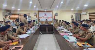 मासिक अपराध गोष्ठी में एसएसपी ने दिए सख्त निर्देश, अपराध नियंत्रण पर जोर