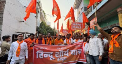 शिव अरोरा के नेतृत्व में निकली विशाल यात्रा, ‘जय श्रीराम’ के नारों से गूंजा रम्पुरा रम्पुरा भगवा रंग में रंगा: हिन्दू शौर्य यात्रा में उमड़ा जनसैलाब, युवाओं में दिखा जबरदस्त जोश