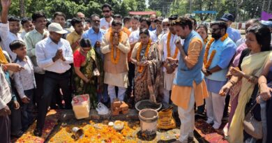 पंतनगर में 46 लाख की लागत से बाबा साहेब की प्रतिमा व पार्क सौंदर्यीकरण का शुभारंभ