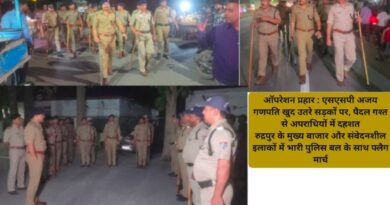 ऑपरेशन प्रहार : एसएसपी अजय गणपति खुद उतरे सड़कों पर, पैदल गश्त से अपराधियों में दहशत