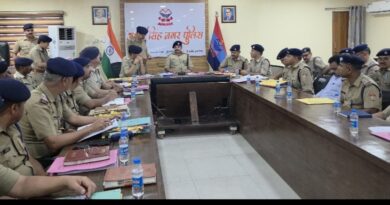 एसएसपी अजय गणपति ने की मासिक अपराध समीक्षा, कानून व्यवस्था मजबूत करने के दिए निर्देश