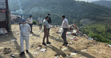 एनजीटी निर्देशों के अनुपालन को लेकर जिलाधिकारी ने किया अपशिष्ट निस्तारण स्थल का निरीक्षण