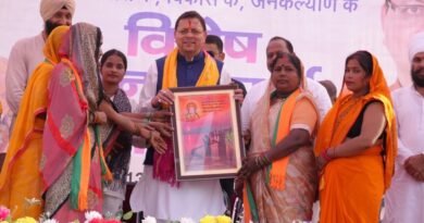 मुख्यमंत्री धामी ने बग्घा चौवन से शुरू किया विशेष जनसंपर्क अभियान, गिनाईं मोदी सरकार के 12 वर्षों की उपलब्धियां