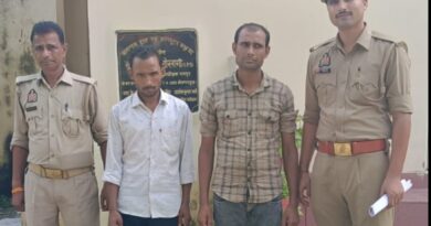 कोतवाली मिलक पुलिस ने दो व्यक्तियों को शांति भंग की आशंका में किया गिरफ्तार