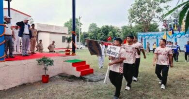 पुलिस की 24वीं प्रादेशिक खेल प्रतियोगिता का शुभारम्भ