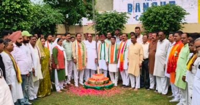 भाजपा जिला कार्यालय रुद्रपुर में हर्षोल्लास से मनाया गया स्वतंत्रता दिवस