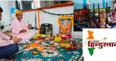 विश्वकर्मा जयंती पर पुलिस लाइन में गूंजे मंत्र, एसएसपी अजय गणपति ने की विधिवत पूजा
