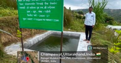 67 सिंचाई टैंकों से मजबूत होगी चम्पावत में किसानों की सिंचाई व्यवस्था फल-सब्जी उत्पादक किसानों को मिलेगा लाभ, एक टैंक में 9 हजार लीटर पानी के भंडारण की सुविधा