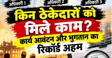 पार्ट-4: किन ठेकेदारों को मिले काम? कार्य आवंटन और भुगतान का रिकॉर्ड अहम