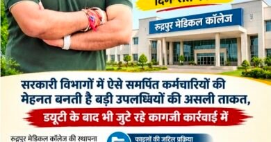 रुद्रपुर मेडिकल कॉलेज को धरातल पर उतारने में मनोज पानू की अहम भूमिका, पर्दे के पीछे रहकर किया दिन-रात काम सरकारी विभागों में ऐसे समर्पित कर्मचारियों की मेहनत बनती है बड़ी उपलब्धियों की असली ताकत, ड्यूटी के बाद भी जुटे रहे कागजी कार्रवाई में